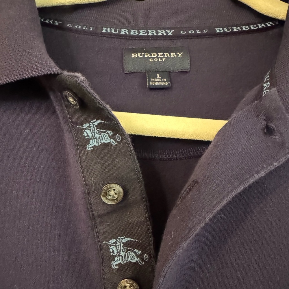 Burberry Golf Men’s Navy Polo Shirt